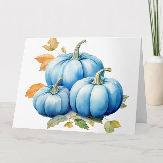 Tarjeta Calzas acuáticas azules de bonito (Anverso)
