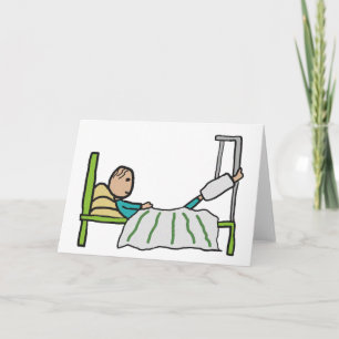 Tarjeta Cama de hospital