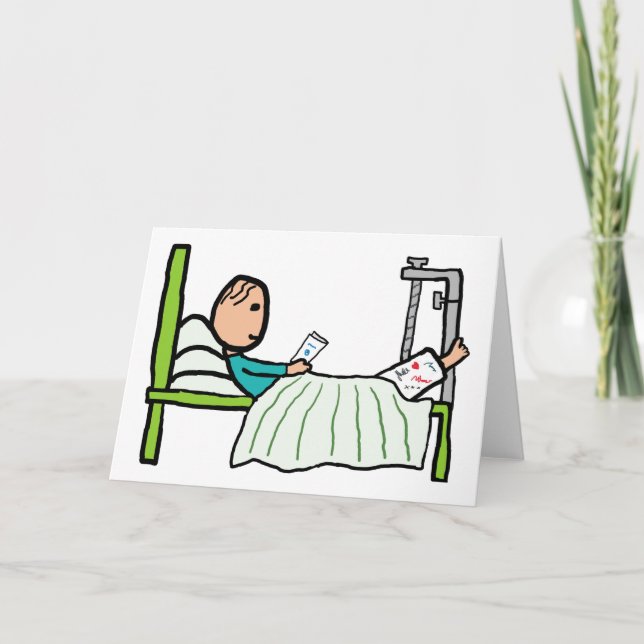 Tarjeta Cama de hospital (Anverso)