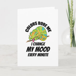 Tarjeta Camaleón - Los Colores Son Aburridos