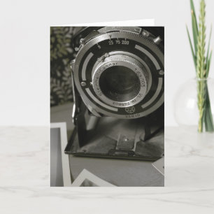 Tarjeta Cámara de vintage