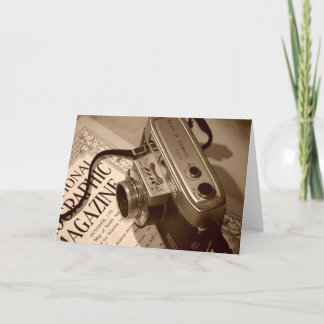 Tarjeta cámara del abuelo