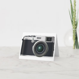 Tarjeta Cámara negra antigua