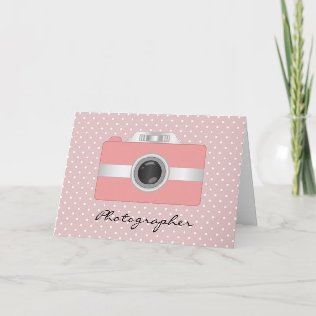 Tarjeta Cámara rosa (Anverso)