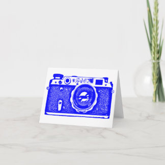 Tarjeta Cámara rusa soviética - Azul