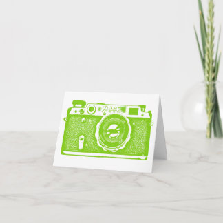 Tarjeta Cámara rusa soviética - Verde marciano