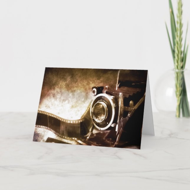 Tarjeta cámara vintage (Anverso)
