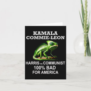 Tarjeta Camarada Kamala Commie Leon Commieleon Comunista H