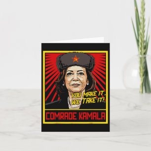 Tarjeta Camarada Kamala Kamala Harris Tim Wheimer Coach 20