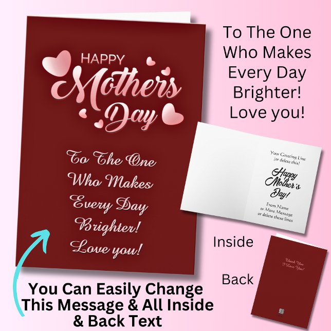 Tarjeta Cambiar texto, a uno que hace más brillante cada d (Subido por el creador)