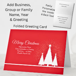 Tarjeta Cambiar todo el texto, saludar a los Navidades de 