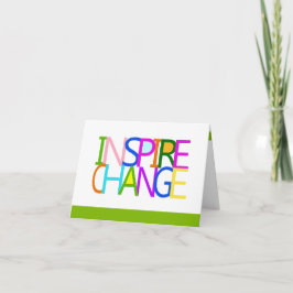 Tarjeta CAMBIO DE INSPIRACIÓN Notecard