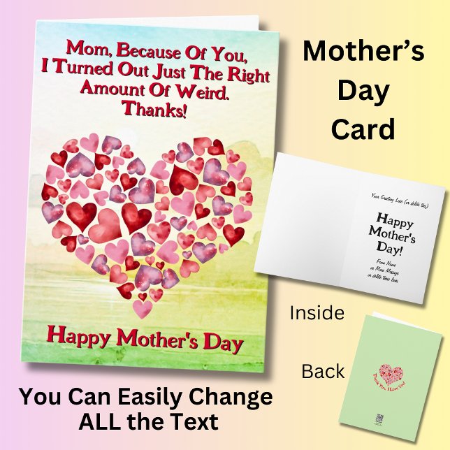 Tarjeta Cambio de texto, resultó que era lo correcto raro (Subido por el creador)