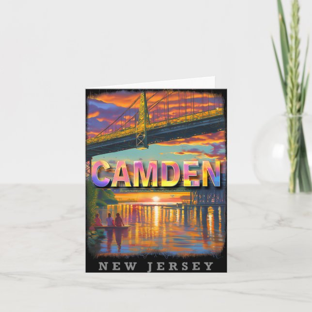 Tarjeta Camden New Jersey Nj Waterfront Delight Sd599  (Anverso)