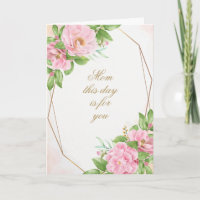 Camellia rosa rinde homenaje al día de la madre