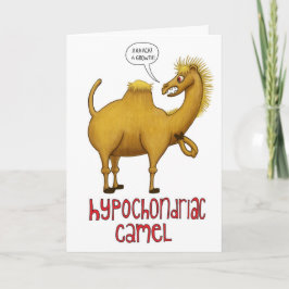 Tarjeta Camello hipocondriaco