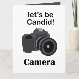 Tarjeta Camera Candid Photographer