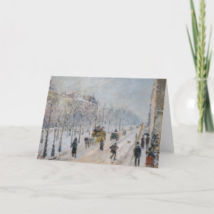 Tarjeta Camille Pissarro - Boulevares Exteriores, Efecto d