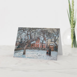 Tarjeta Camille Pissarro - Chataigniers a Louvecienne