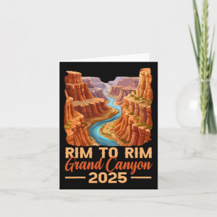 Tarjeta Caminando Por El Gran Cañón 2025 De Rim Del Sur