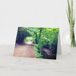 Tarjeta Caminando por el río