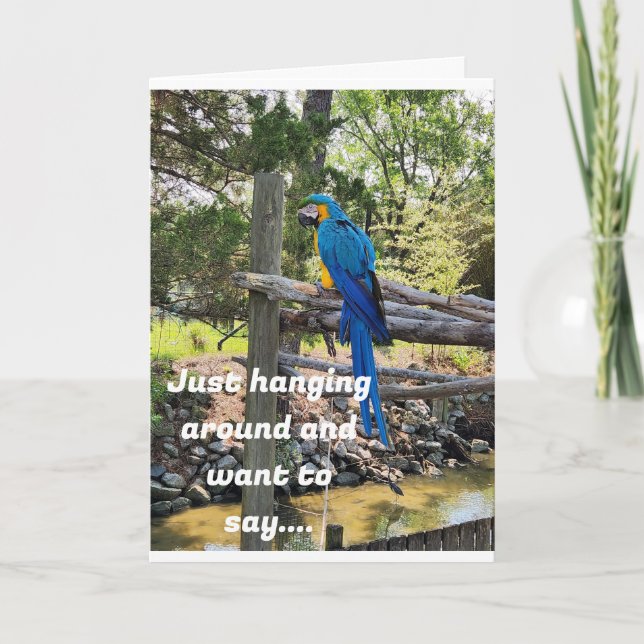 TARJETA CAMINANDO Y QUERIENDO DECIR FELIZ CUMPLEAÑOS (Anverso)