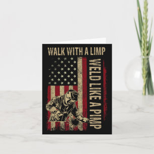 Tarjeta Caminar Con Una Limpieza Soldada Como Un Pimp Sold