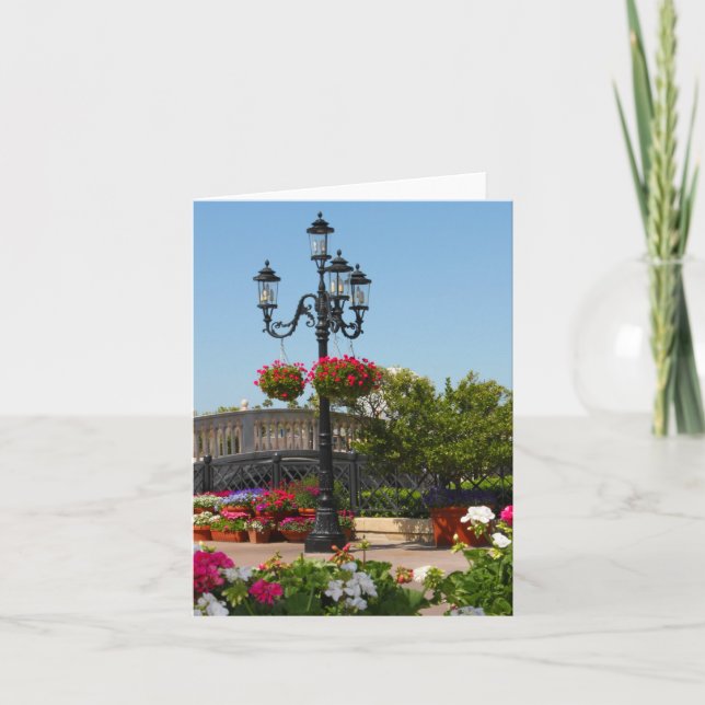 Tarjeta Caminar Por El Parque Paisajista Notecards (Anverso)