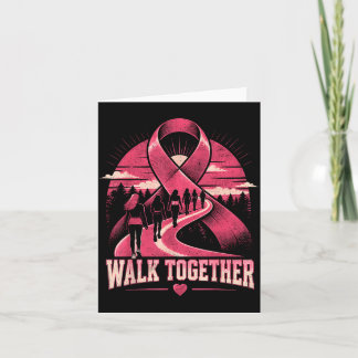 Tarjeta Caminata de Conciencia del Cáncer de Mama Juntos C