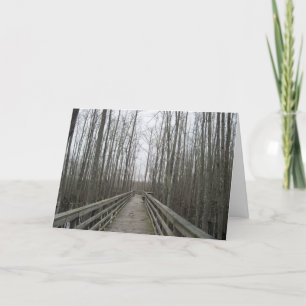 Tarjeta Camino a través de la selva