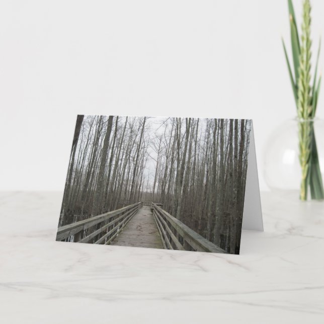 Tarjeta Camino a través de la selva (Anverso)