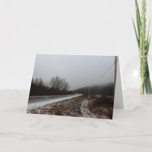 Tarjeta Camino al abismo (Anverso)