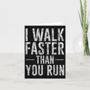 Tarjeta Camino Más Rápido De Lo Que Corres La Maratón De M