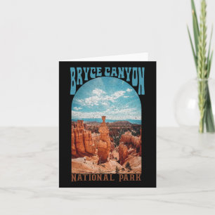 Tarjeta Camino por el Parque Nacional del Cañón Bryce Expl
