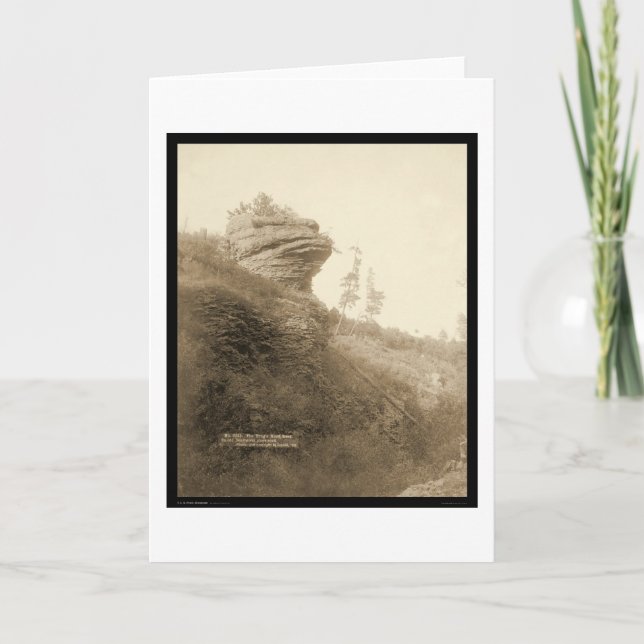 Tarjeta Camino principal SD 1890 de la etapa de Deadwood (Anverso)