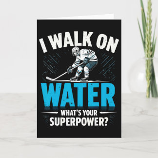Tarjeta Camino Sobre El Agua Cuál Es Tu Superpoder Hockey 