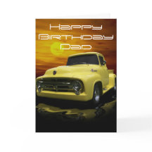 Camión amarillo antiguo pintado