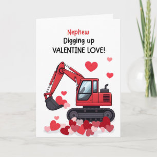Tarjeta Camión de Construcción del Sobrino San Valentín Co