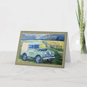 Tarjeta Camión de granja antiguo