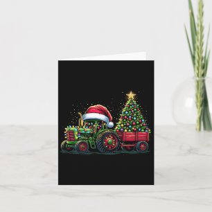 Tarjeta Camión de la granja de niños Navidades Tractor San