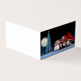 Tarjeta Camión de Navidades personalizados