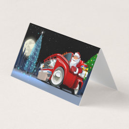 Tarjeta Camión de Navidades personalizados