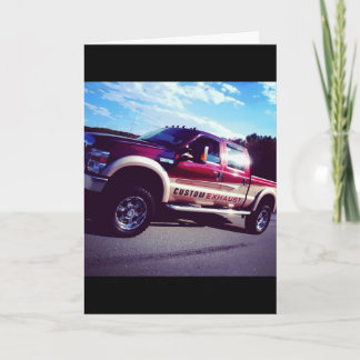 Tarjeta Camión de niños de cumpleaños