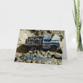 Tarjeta Camión del feliz cumpleaños