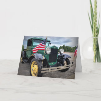 Tarjeta Camión Ford de la Antigua