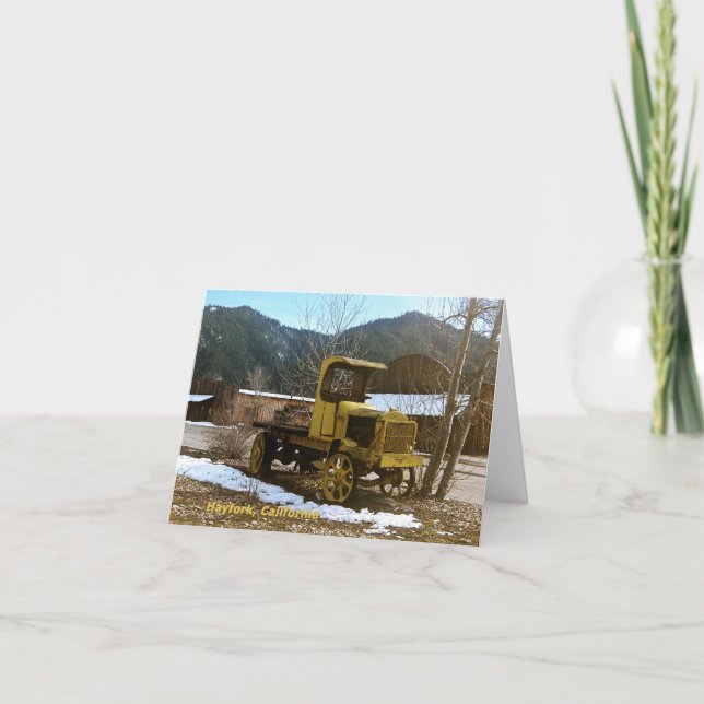 Tarjeta Camión histórico de 1912....... (Anverso)