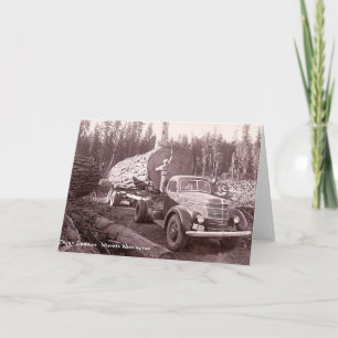 Tarjeta Camión que abre una sesión Washington occidental,