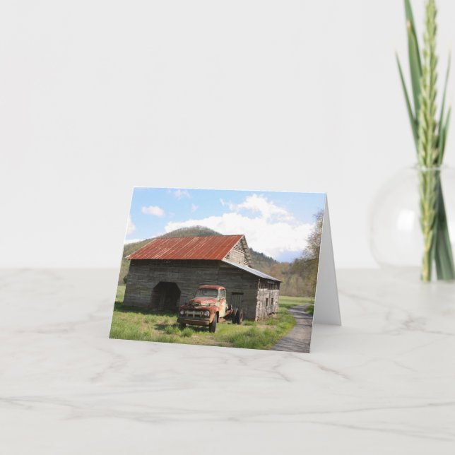 Tarjeta Camión viejo (Anverso)