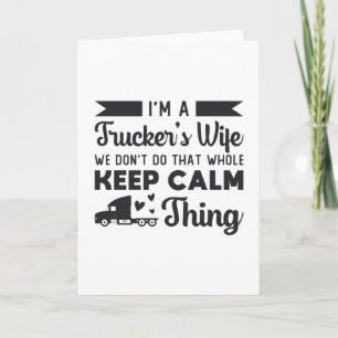 Tarjeta Camioneras mujer soy camionera camionera amor