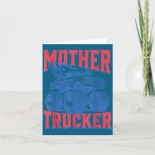 Tarjeta Camionero madre divertido día de las madres conduc